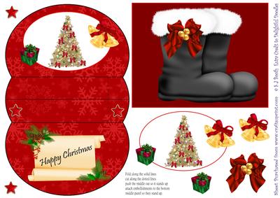 Christmas Boots 3D Mini Stepper