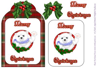 Card Front Polar Bear