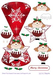 Maggie Xmas Pud Wobble - Red