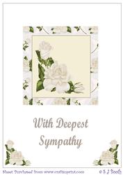 Deepest Sympathy Large Topper