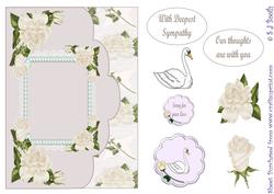 Swan Sympathy Scalloped