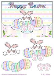 Easter Bunny with Eggs