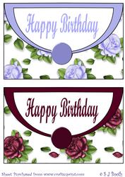 Blue and Burgundy Roses