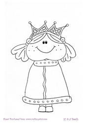 Queen Maggie Digital Stamp