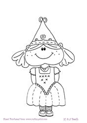 Princess Maggie Digital Stamp