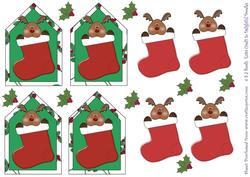 Reindeer Christmas Tags