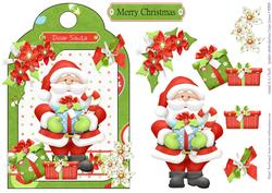 Dear Santa Shaped Card Front