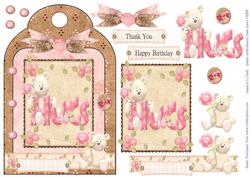 Birthday Thank You Bear Hugs