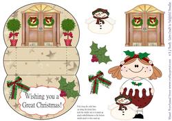Maggie Xmas Pud 3D Mini Stepper