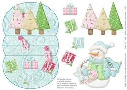 Frosty Snowman 3D Mini Stepper
