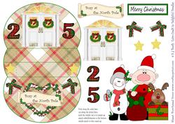 Busy at the North Pole 3D Mini Stepper