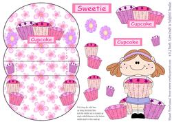 Maggie Cupcake 3D Mini Stepper