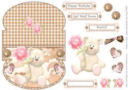Flower Bear Wobble Rocker