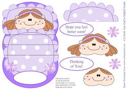 Maggie Poorly Get Well Soon 3D Mini Stepper