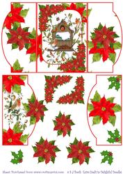 Robin & Poinsettia - Mini Gatefold