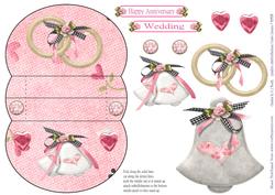 Wedding Anniversary Bell 3D Mini Stepper