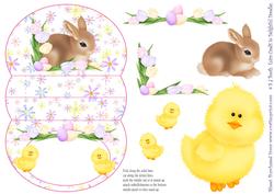Chick & Bunny 3D Mini Stepper
