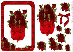 Red Roses Card Front