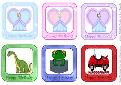 Kids Birthday Toppers