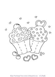 Cupcakes Digital Stamp