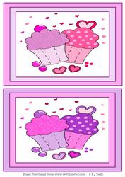 Cupcakes Card Fronts