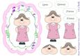 Nanny/gran Shaped Card Front - Pink