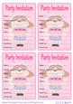 Cupcake Maggie Party Invitations