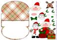 Elf, Reindeer, Snowman Shaped Front