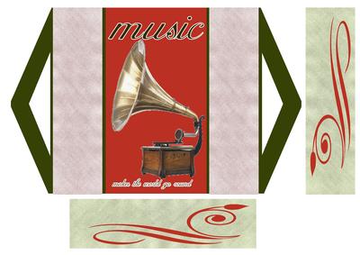 Triangle Gatefold Music Makes the World Go Round