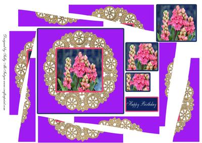 Girl Stuff Spiral Edge Stacker Pretty Purple