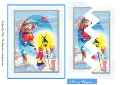 Christmas Sawtooth Stacker Card