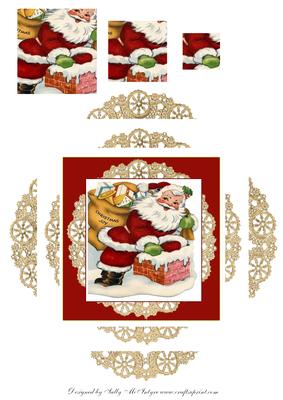 Santa Magic at Christmas Edge Stacker