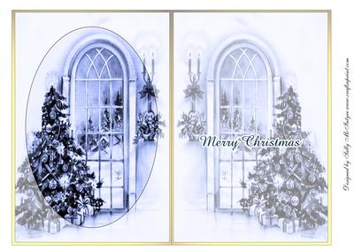 Insert for Compliments of the Season Merry Christmas Tunnell