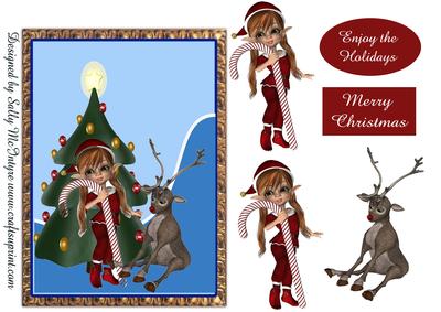 Santas Helpers Enjoy the Holidays Merry Christmas