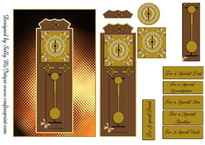 Grandfather Clock for a Special Dad,grandfather Brother Son