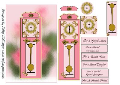 Grandmother Clock for a Specialmum Grandmother Daughter Site