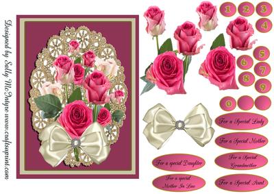 Special Pink Roses for a Special Lady Mother Grandmother Dau