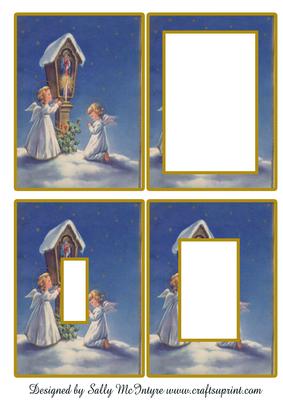 Christmas Angel Tunnell Card