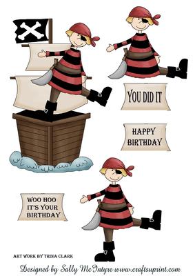 Woo Hoo Its Your Birthday Pirate