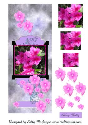 Vertical Foldback Lilac Azaelia