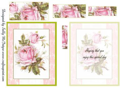 Hoping You Enjoy Your Special Day with Insert and Pyramid