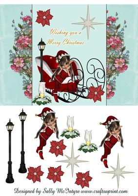 Build a Christmas Scene Wishing You a Merry Christmas