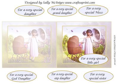 Insert for For a Very Special Little Girl