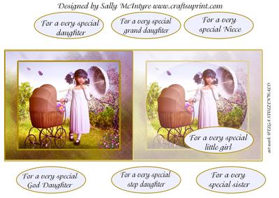 Quick Card for a Very Special Little Girl