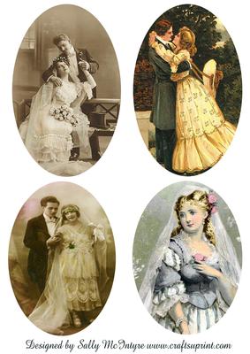 Vintage Ladies 3.oval