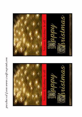 Seasons Greetings to You All Rich in Gold and Light