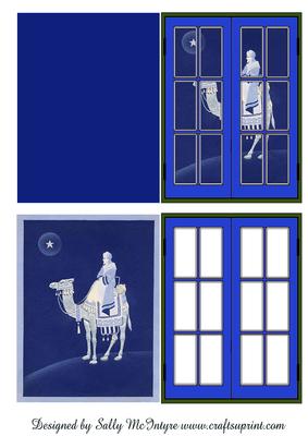 Through My Window Wise Man in Blue.