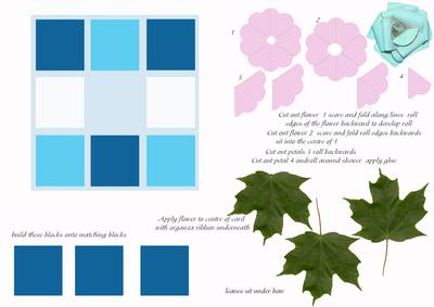 Paper Flower on Dimensional Card Front for When You Want a L