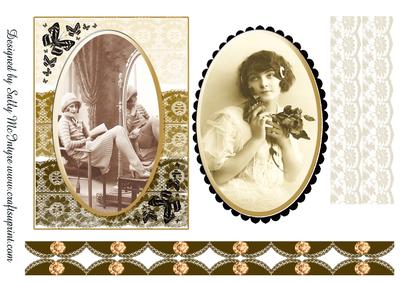 Thoroughly Modern Milly Vintage Cameo and Lace