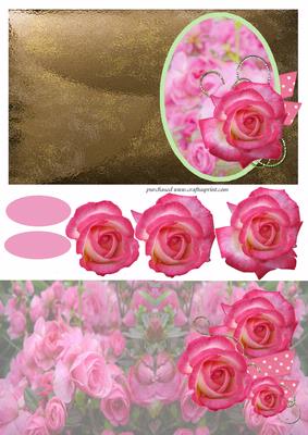Roses on Gold Perfection